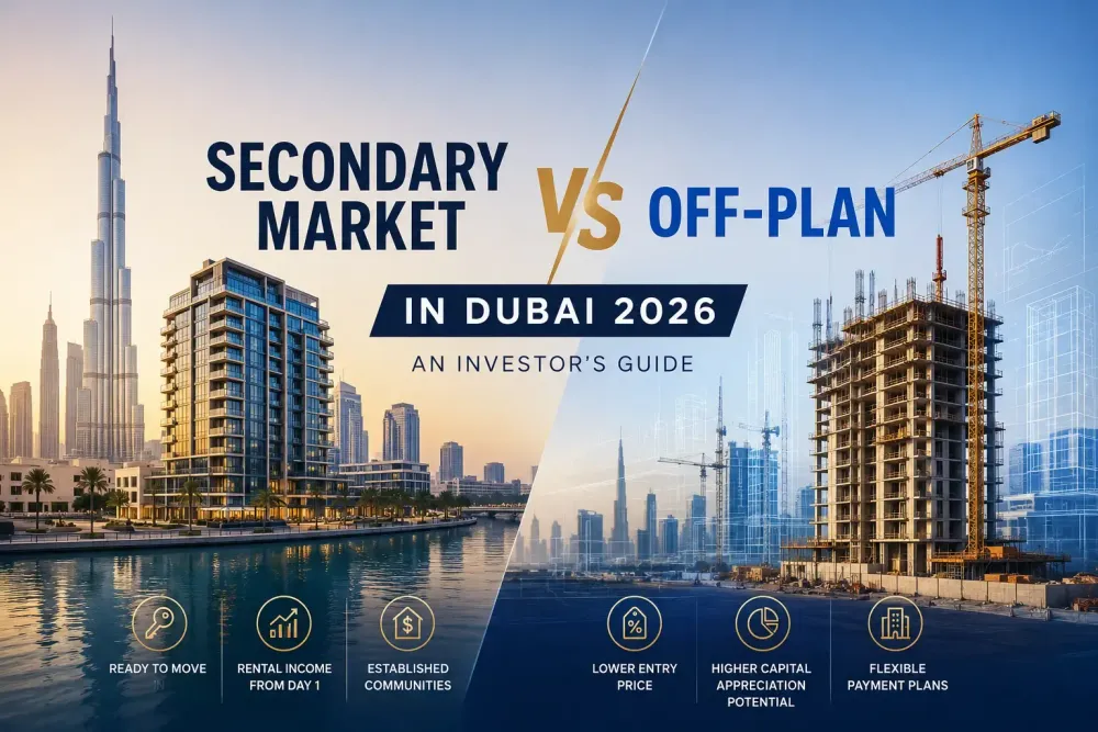 Secondary Market vs Off-Plan in Dubai 2026: An Investor's Guide | Xperience Reatly