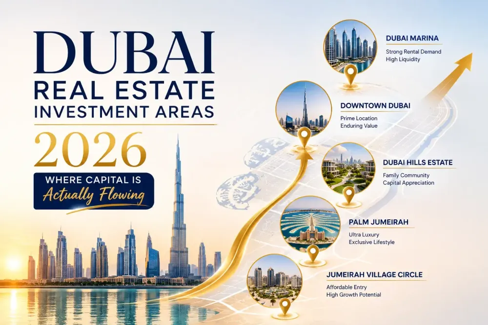 Dubai Real Estate Investment Areas 2026: Where Capital Is Actually Flowing | Xperience Realty
