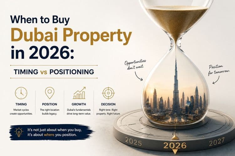 When to Buy Dubai Property in 2026: Timing vs Positioning 