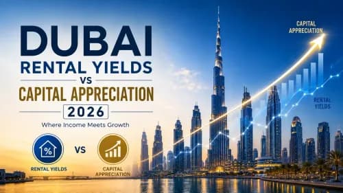 Dubai Rental Yields vs Capital Appreciation 2026 | Xperience Realty