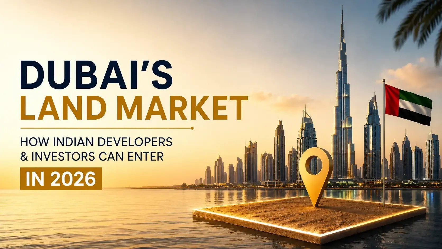 How Indian Developers and Institutional Investors Can Enter Dubai's Land Market in 2026 | Xperience Realty
