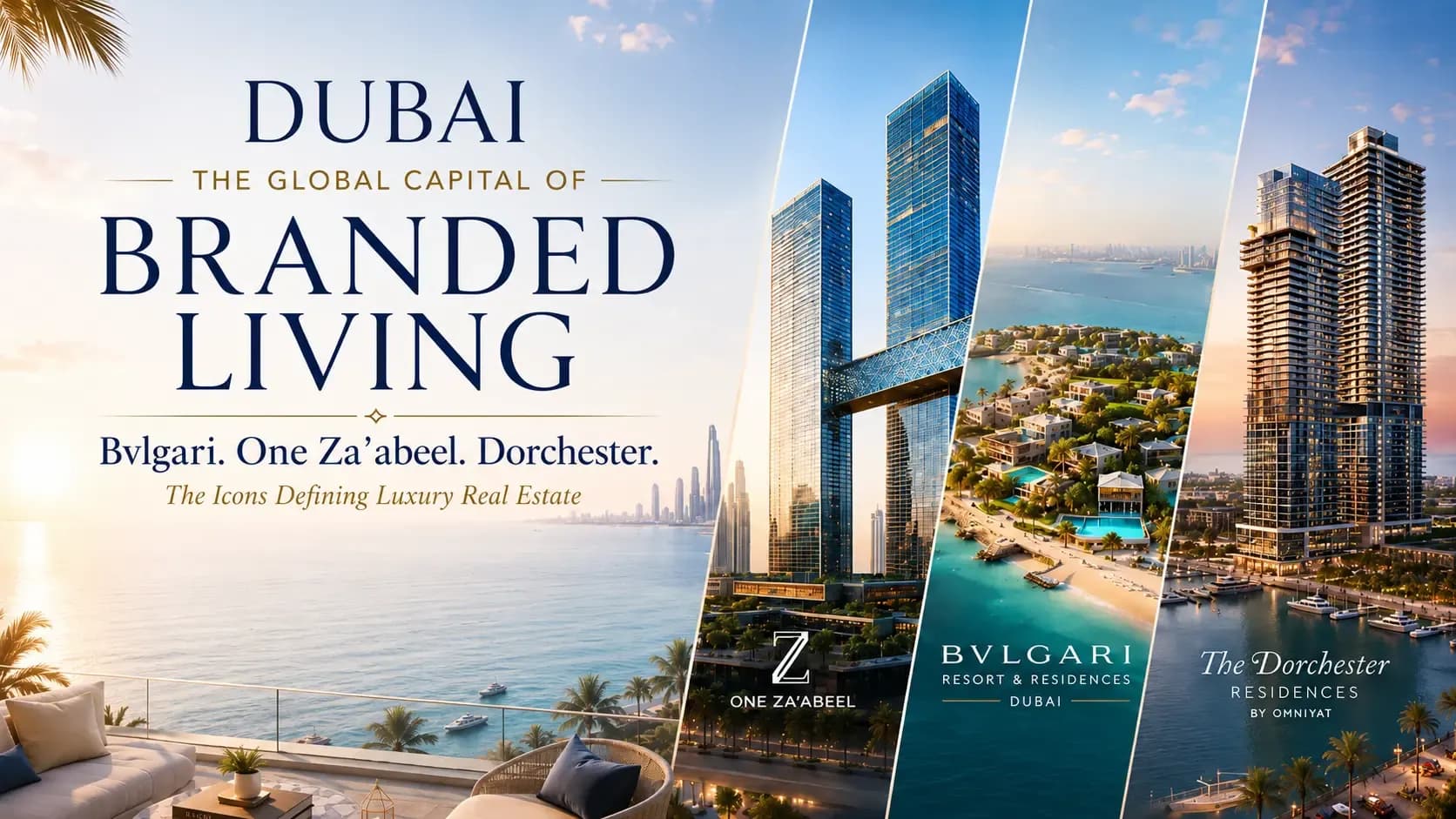 Dubai Branded Residences 2026: Bvlgari, One Za’abeel, Dorchester | Xperience Realty