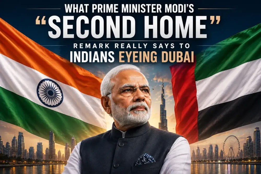 What Prime Minister Modi's "Second Home" Remark Really Says to Indians Eyeing Dubai