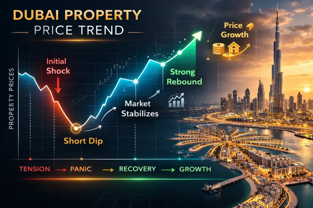 dubai property price trend