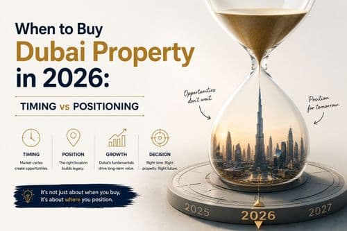 When to Buy Dubai Property in 2026: Timing vs Positioning