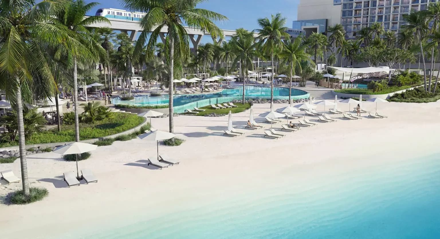 A LOCATION AT THE GATEWAY TO PALM JUMEIRAH